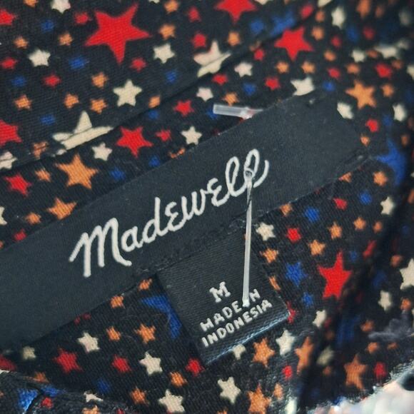 Madewell Women's Size M Starfield Button Up Casual Blouse - Picture 3 of 14